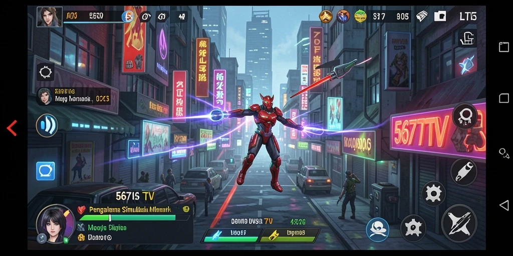 Tampilan gameplay 567TV yang menarik dan interaktif dalam dunia simulasi.