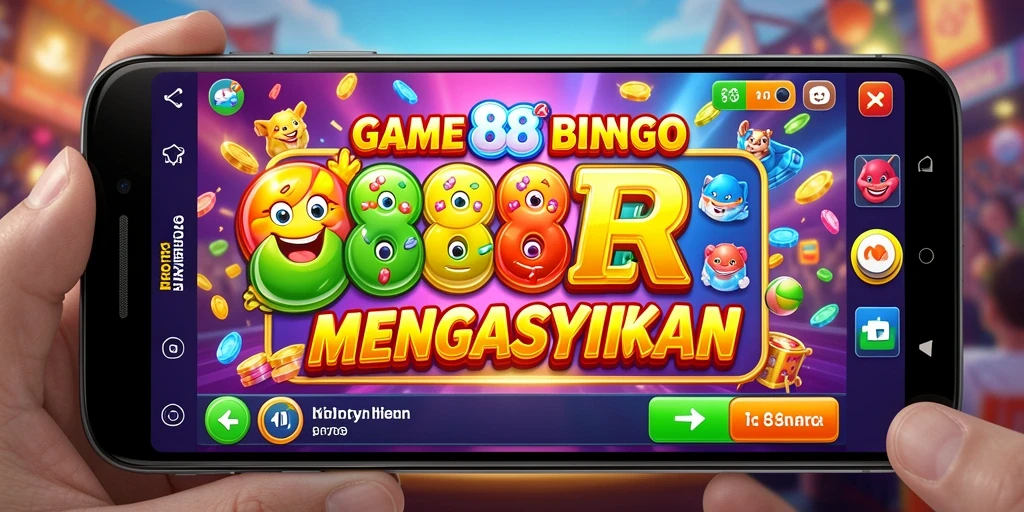 Screenshot gameplay Bingo dari 888R menunjukkan keseruan permainan.