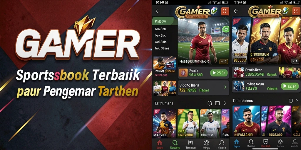 Tampilan menarik dari aplikasi GAMERP dengan pilihan taruhan yang melimpah.