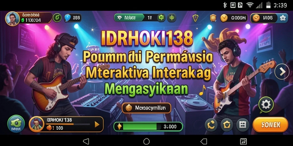 Tampilan gameplay menarik dari IDRHOKI138 yang membuat pengalaman musik semakin seru.