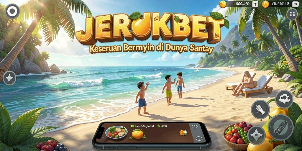 Screenshot gameplay dari JERUKBET yang seru dan penuh warna.