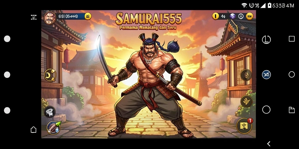 Gameplay seru dan penuh tantangan di SAMURAI555.